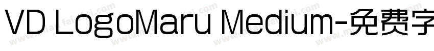 VD LogoMaru Medium字体转换